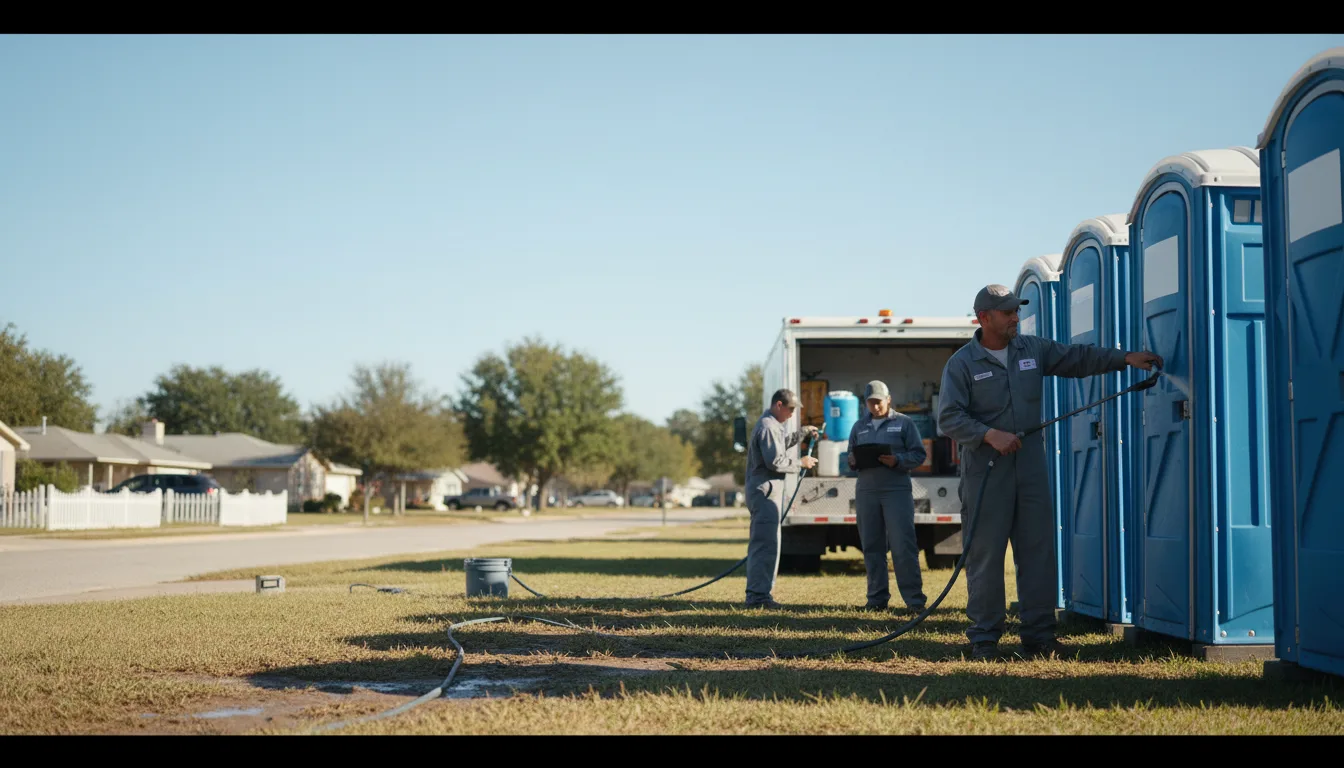 Long-Term Portable Toilet Rental in Sugartown, LA near me